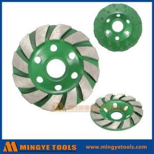 Hand Tools Turbo Type Diamond Cup Wheel for Grinding Marble