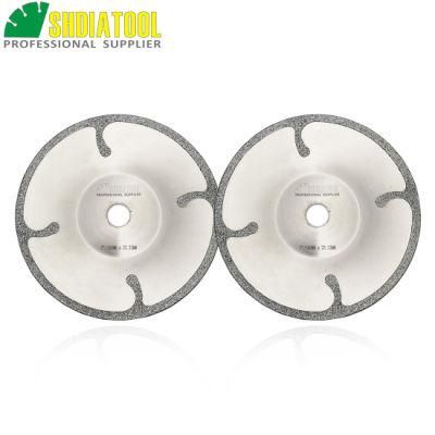 Bowl-Shaped Electroplated Diamond Cutting and Grinding Discs for Granite &amp; Marble