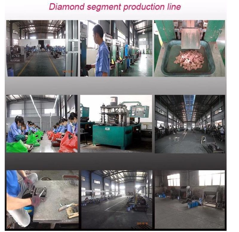China Manufacturer Granite Marble Sandstone Cutting Diamond Segment Tool