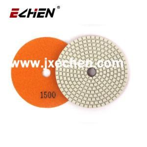 White Diamond Polishing Pad with Hook and Loop