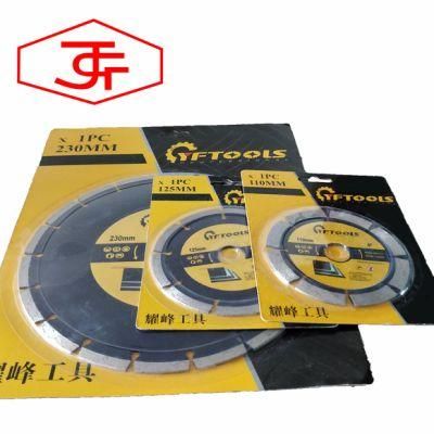 Hot-Pressed Diamond Segmented Saw Blade for Dry Cutting