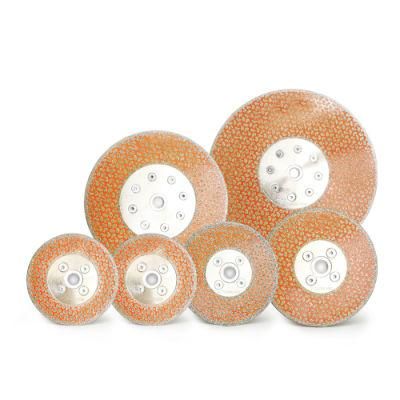 Single Side Coated Electroplated Turbo Diamond Disc Granite Saw Blade for Granite Marble Cutting
