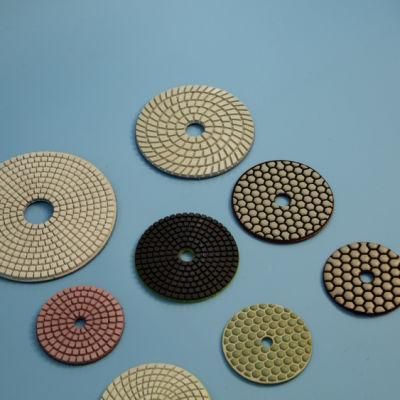 Wet Type Granite Diamond Polishing Pads for Angle Grinder