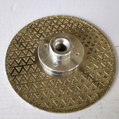 125mm M14 Electroplated Disc Diamond Saw Blades for Cutting Marble Tile