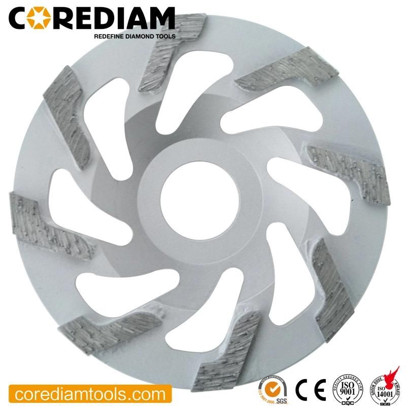 105mm-180mm Diamond L Segment Cup Wheel for Concrete and Masonry in Your Need/Diamond Grinding Cup Wheel/Diamond Tool