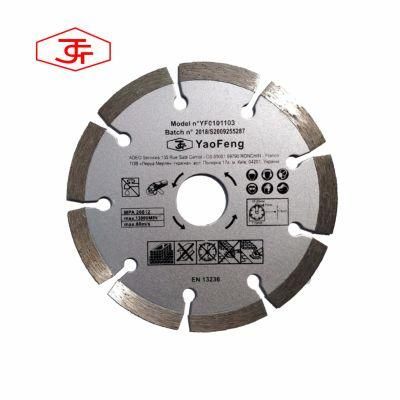 Cold-Pressed Segmented Diamond Saw Blade for Dry Cutting