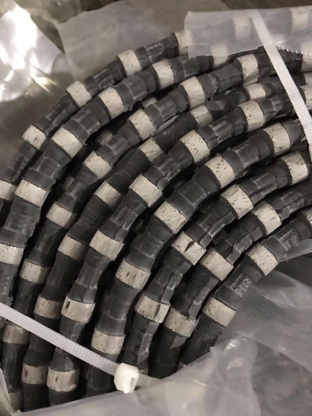 10.5mm Long Life Plastic Diamond Wire Saw for Marble and Granite Profiling