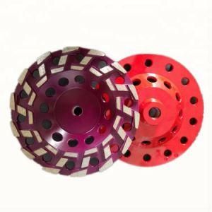 Trapezoid Double Bar Diamond Grinding Shoes/ Plates