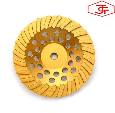9 Inch Professional Turbo Type Diamond Grinding Cup Wheel for Granite