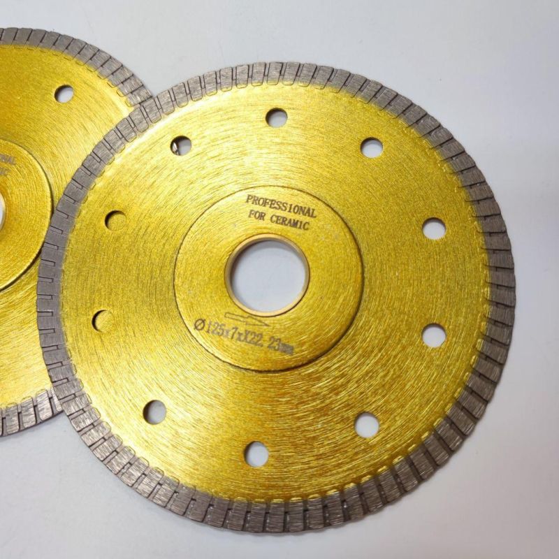 125mm Turbo Ultra Thin Diamond Circular Saw Blade Granite Tile Cutting Blade