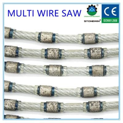 Diamond Multi-Wire Saw for Stone Processing 6.5mm 7.3mm