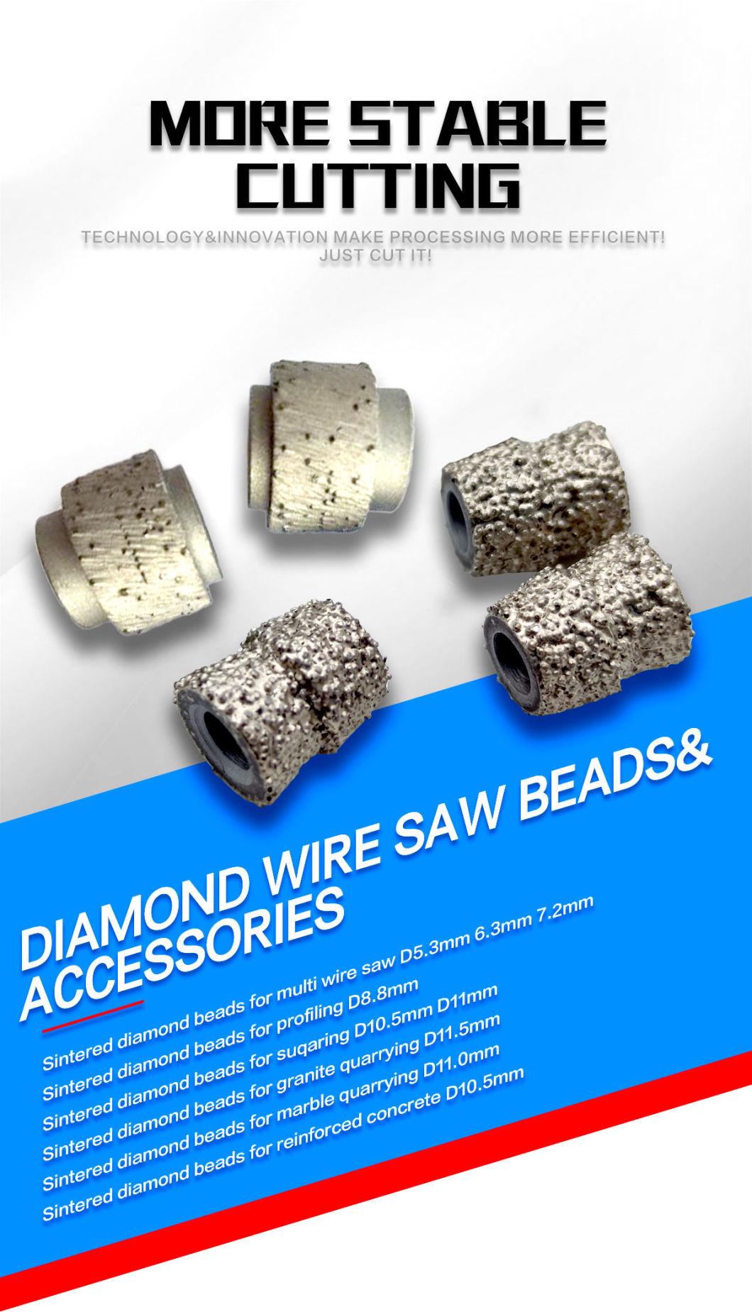 Good Sharpness Diamond Wire Saw Beads for Cutting for Granite Marble with Stable Quality Performance