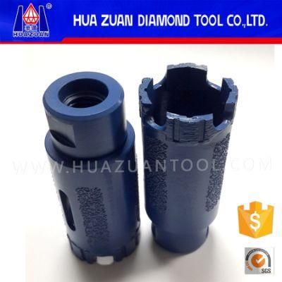 35mm Diamond Vacuum Brazed Core Drill Bit with Turbo Segment