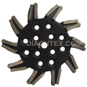 250mm Floor Surface Diamond Grinding Star Disc