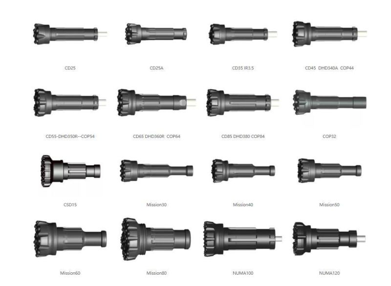 DTH Hammer HD60A Without Foot Valve Mining Machine Water Well Drilling Tools Digging Tools High Air Pressure