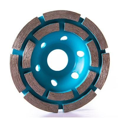 Laser Double Row Turbo Diamond Cup Wheel Concrete Masonry Granite Marble