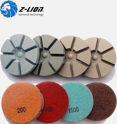 Popular 3 Inch Resin Bond Diamond Dry Concrete Floor Pads for Marble Granite