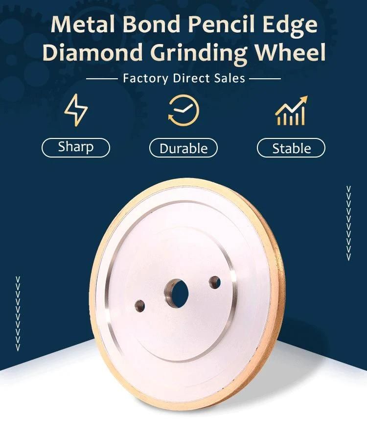 Hnhongxiang Round Glass Edge Diamond Grinding Wheel Trapezoid for Glass