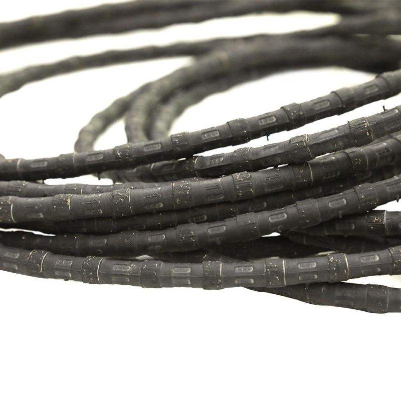 10.5mm Vacuum Brazed Diamond Wire for Heavy Reinforced Concrete Cutting