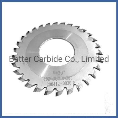 Yg6 Grinding Tungsten Carbide Saw Blade - Cemented Blade for PCB V Scoring