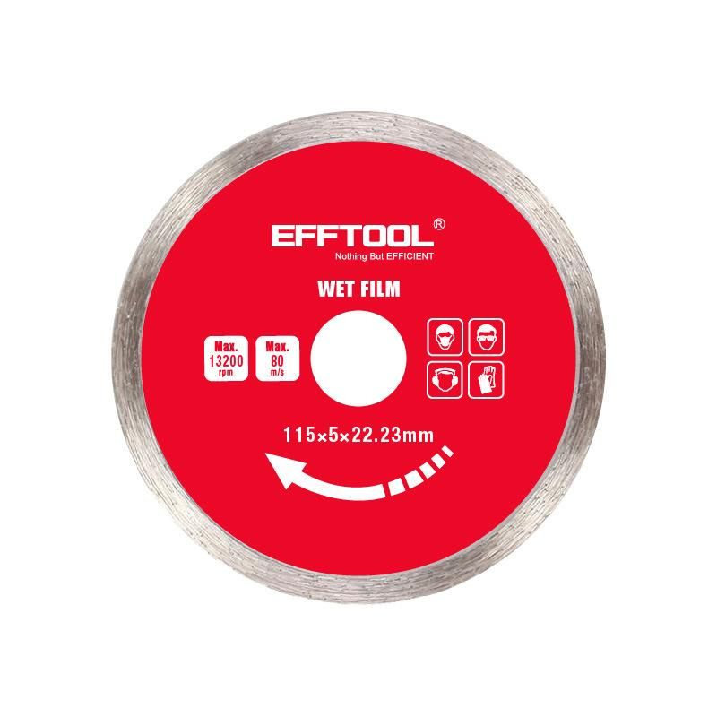 Efftool Brand Power Tools Parts Diamond Saw Blade Wet Film