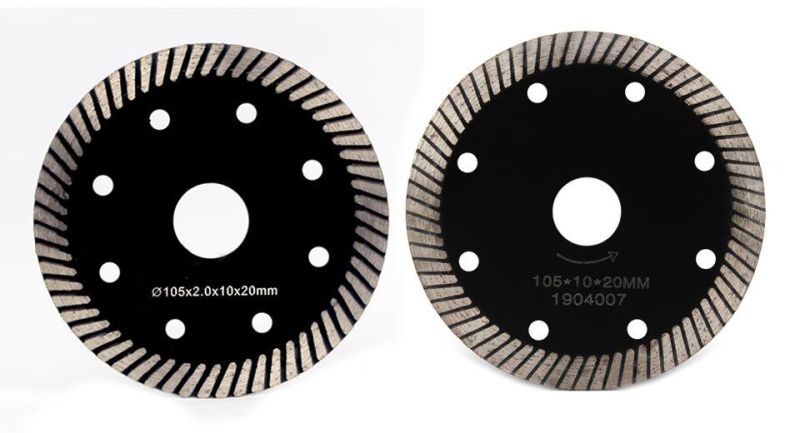 High Narrow Teeth 5 Inch Diamond Blade for Stone Concrete Cutting