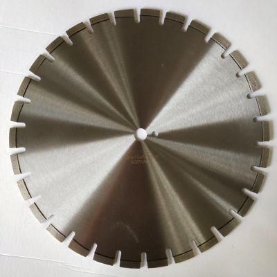 500mm Laser Welded Asphalt Green Concrete Wet Cutting Diamond Saw Blade with Protective Tooth