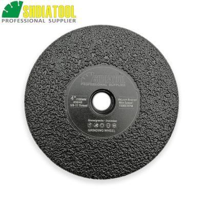 Shdiatool Vacuum Brazed Diamond Flat Grinding Wheel for Granite Marble Concrete Artifical Stone Masonry Ceramic