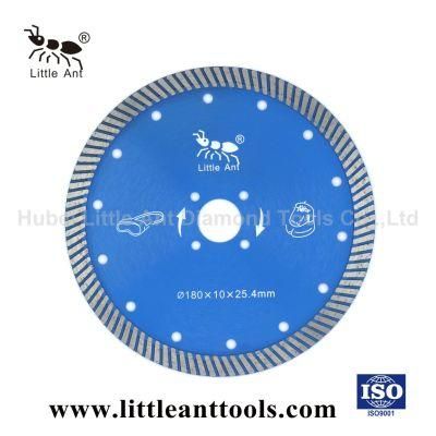 180mm Blue Stone Diamond Turbo Saw Blade