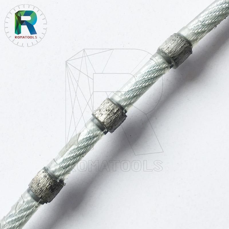 7.3mm Multi Diamond Wire Saw for Hard Granite Sharp Cutting Hot Selling Closed Loop From Romatools