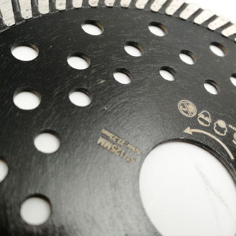 Diamond Turbo Cutting Blades with Multi Holes