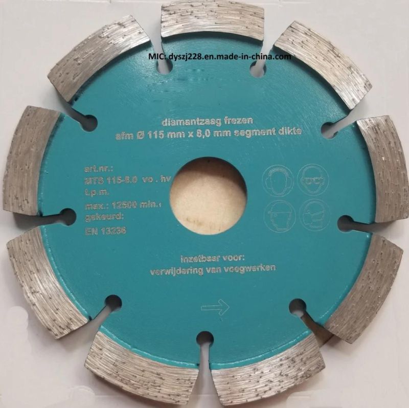 Tuck Point Saw Blade, Silver Brazed Blade