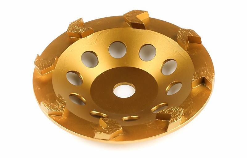 5′′ Diamond Concrete Grinder Blade Grinding Cup Wheel 7/8 -5/8 Arbor Yellow