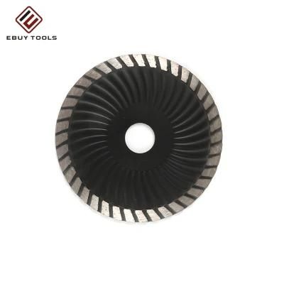 115mm Hot Press Sintered Wave Turbo PCD Diamond Saw Blade for Concrete Cutting