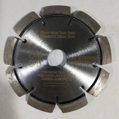 5 Inch Laser Welded Crack Chaser Tuck Point Diamond Blade for Concrete Mortar Removal