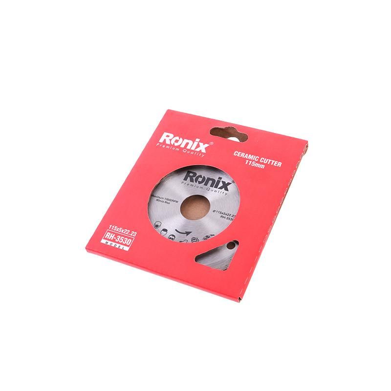Ronix 115mm~230mm Metal Ceramic Cutting Disk Hot-Selling Cutting Wheel Rh-3530~Rh-3537