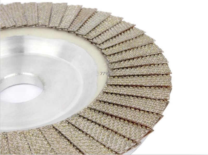 Zlion Extra Sharp Diamond Aluminum Based Flap Disk for Stone Glass Grinding