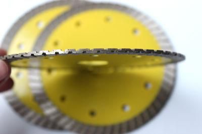 Hot Press Sintered Diamond Blade, Small Diameter Turbo Rim Diamond Blade for Cutting Stones &amp; Granite