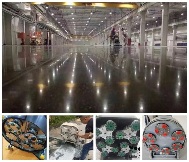 Trapezoid Concrete Floor Diamond Grinding Shoes