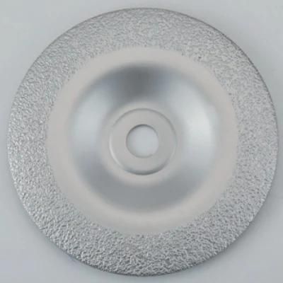 China Factory Vacuum Brazed Diamond Cup Wheel for Cutting and Grinding