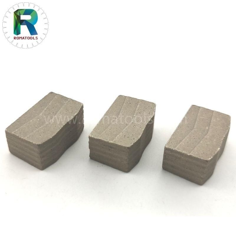 Romatools 2500mm Granite Segments 24X11.5/10.5X15mm 140PCS/Set for India Market