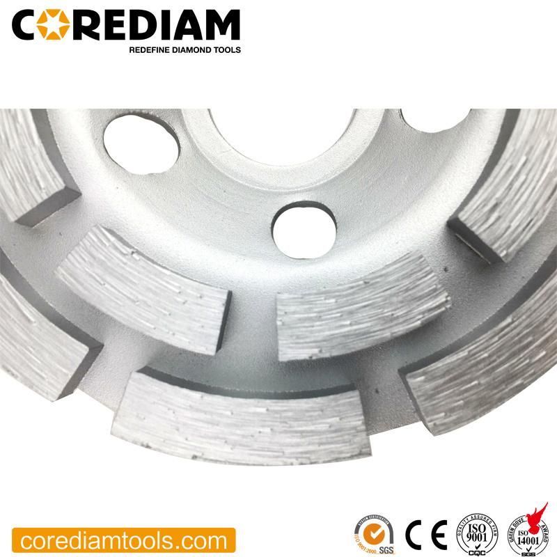 125mm Premium Quality Level Concrete Grinding Cup Wheel with Double Row Segments