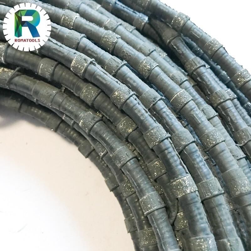 10.5mm Electroplated Diamond Wire for Reinforced Concrete Fast Cutting High Quality From Romatools