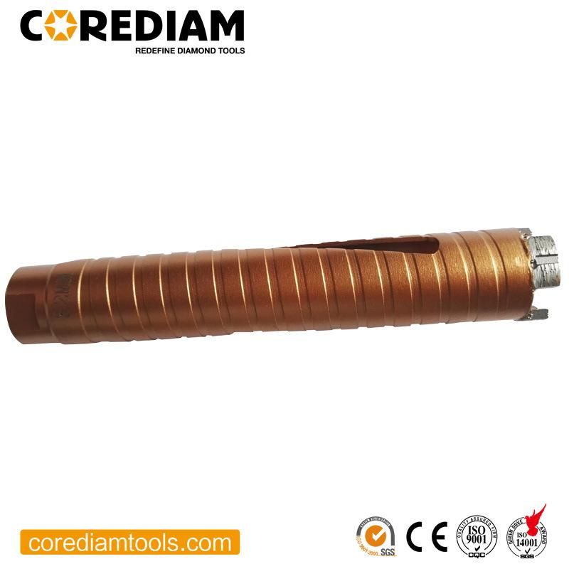 Long Drill Life 127mm Laser Welded Dry Core Drill Bit for Reinforced Concrete/Diamond Tool