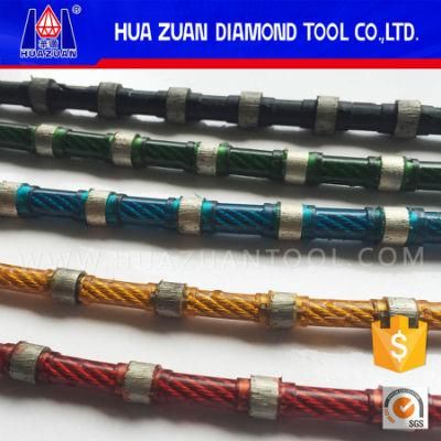 Thin Diamond Wire Saw Rope Stone Cutting