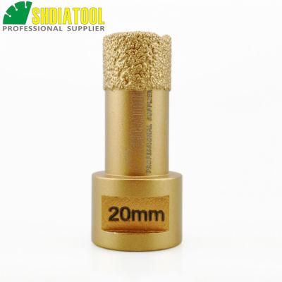 Dia 20mm Vacuum Brazed Diamond Drilling Core Bits for Granite Marble Glass