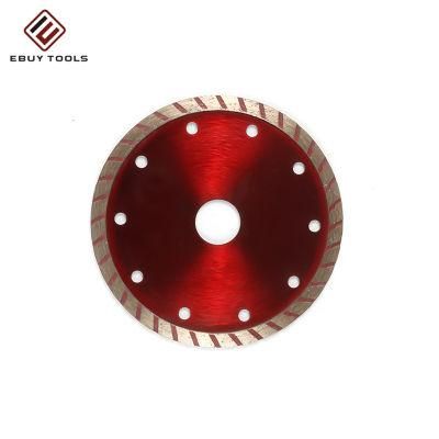 105mm X 7mm Good Quality Cold Pressed Turbo Diamond Saw Blade Cutting Granite, Marble and Hard Stone