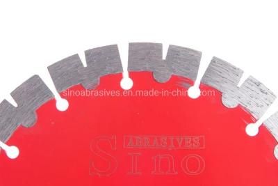 Laser Welded Segmented Diamond Blade for Marble Cutting