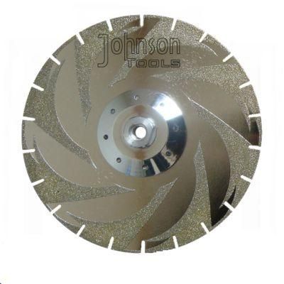 Double Sides Maple Leaves Electroplated Diamond Disc for Marble Sculpture