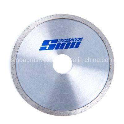 Professional Continuous Rim Type Dry Sintered Diamond Saw Blade for Glass Cutting